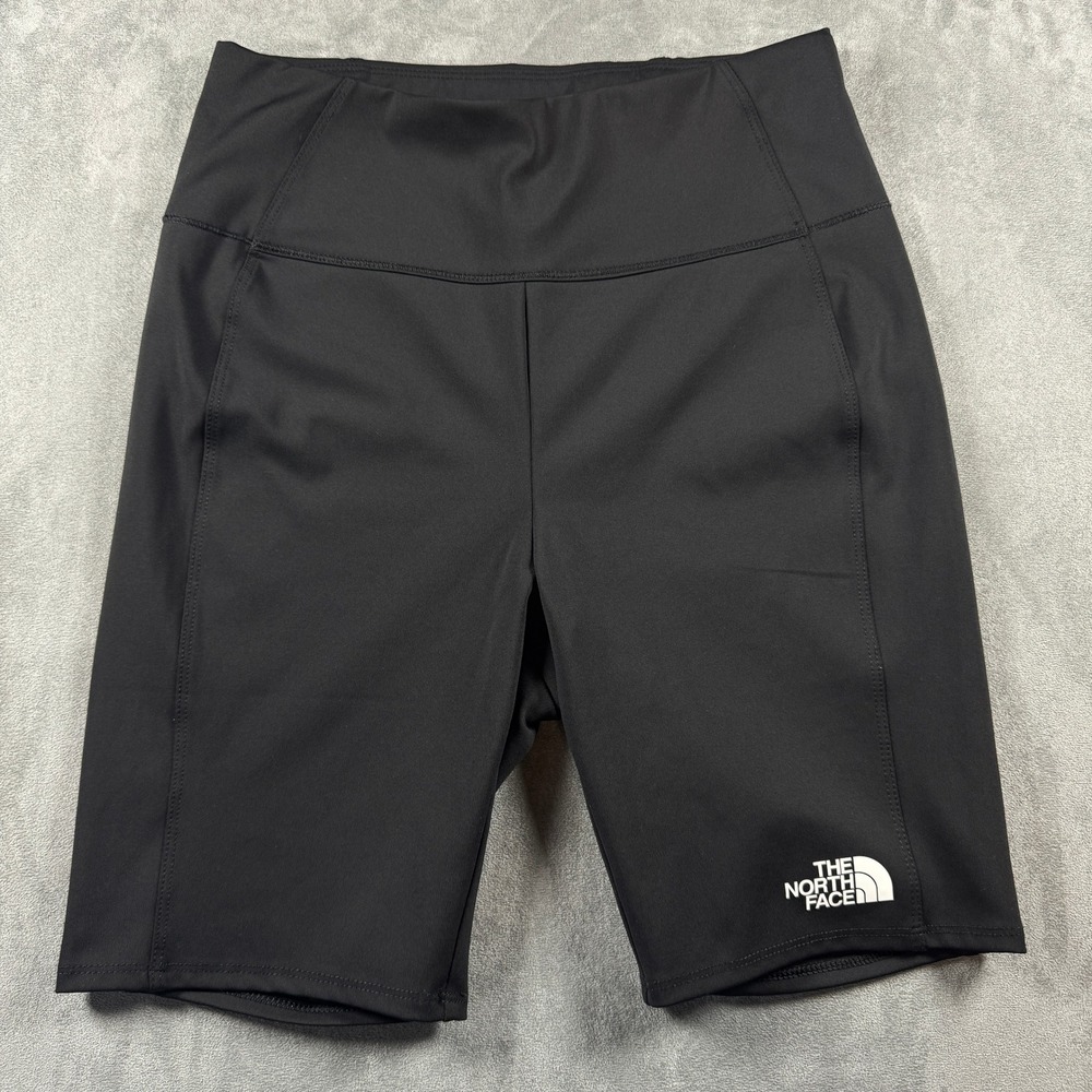 The North Face Girls XL 14/16 Black FlashDry Bike‎ Shorts Athletic Activewear